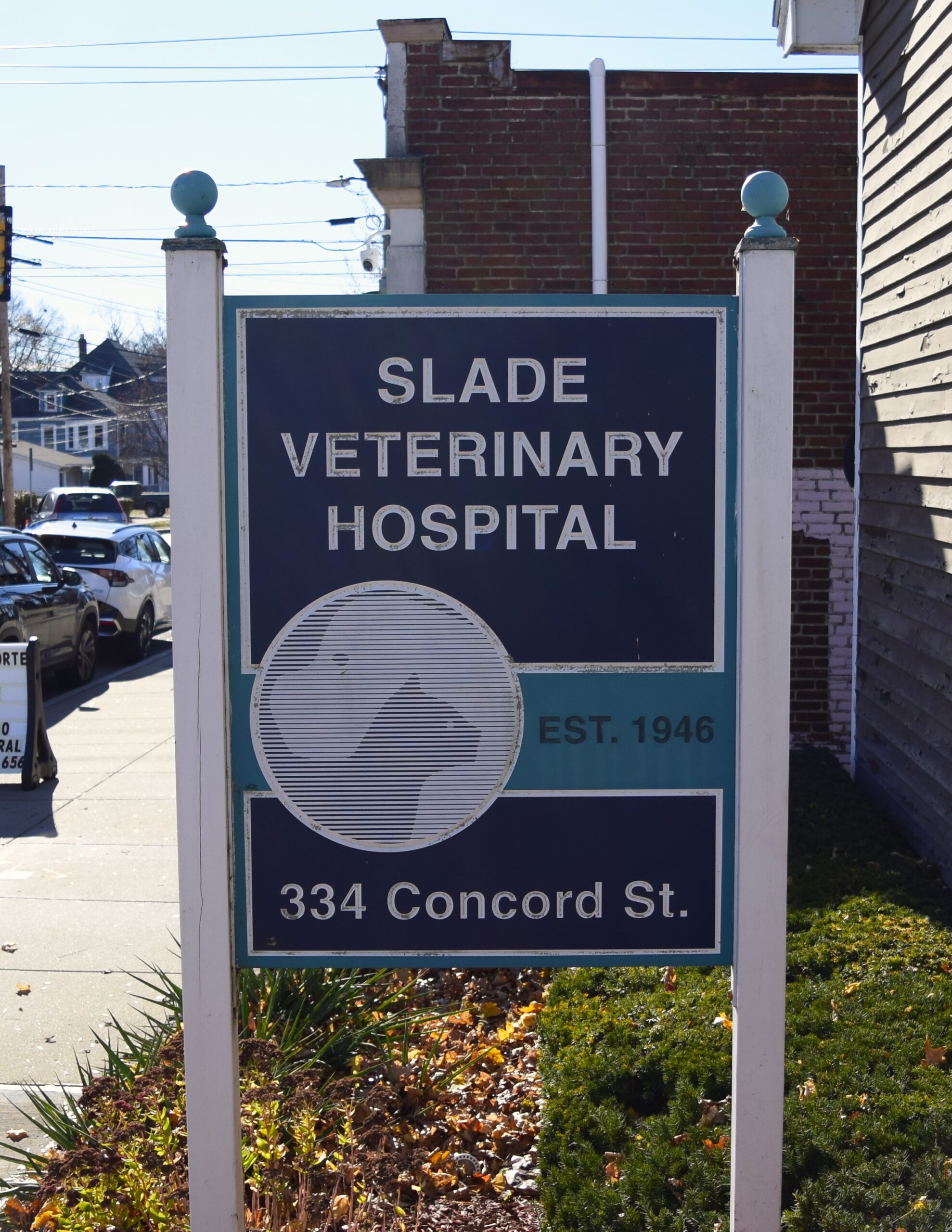 Slade outdoor sign